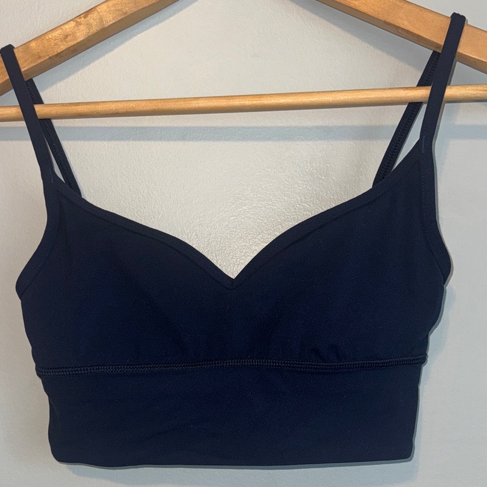 Lululemon Align Sweetheart Light Bra- Navy- Size 4